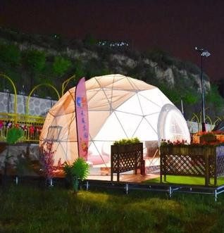 浈江河南球形帐篷-室外浪漫乐园